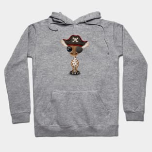 Cute Baby Giraffe Pirate Hoodie